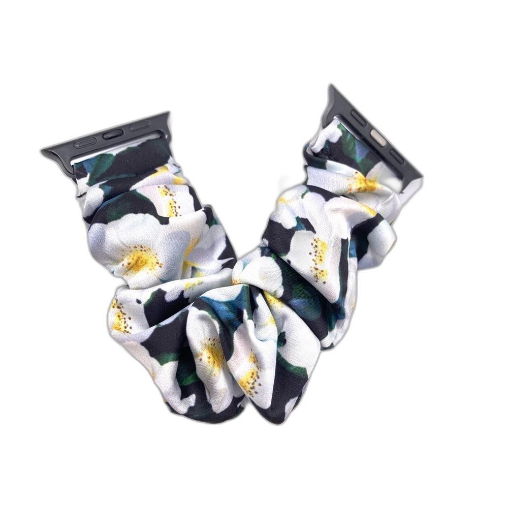 Floral Scrunchie Smart Watch Replacement Band